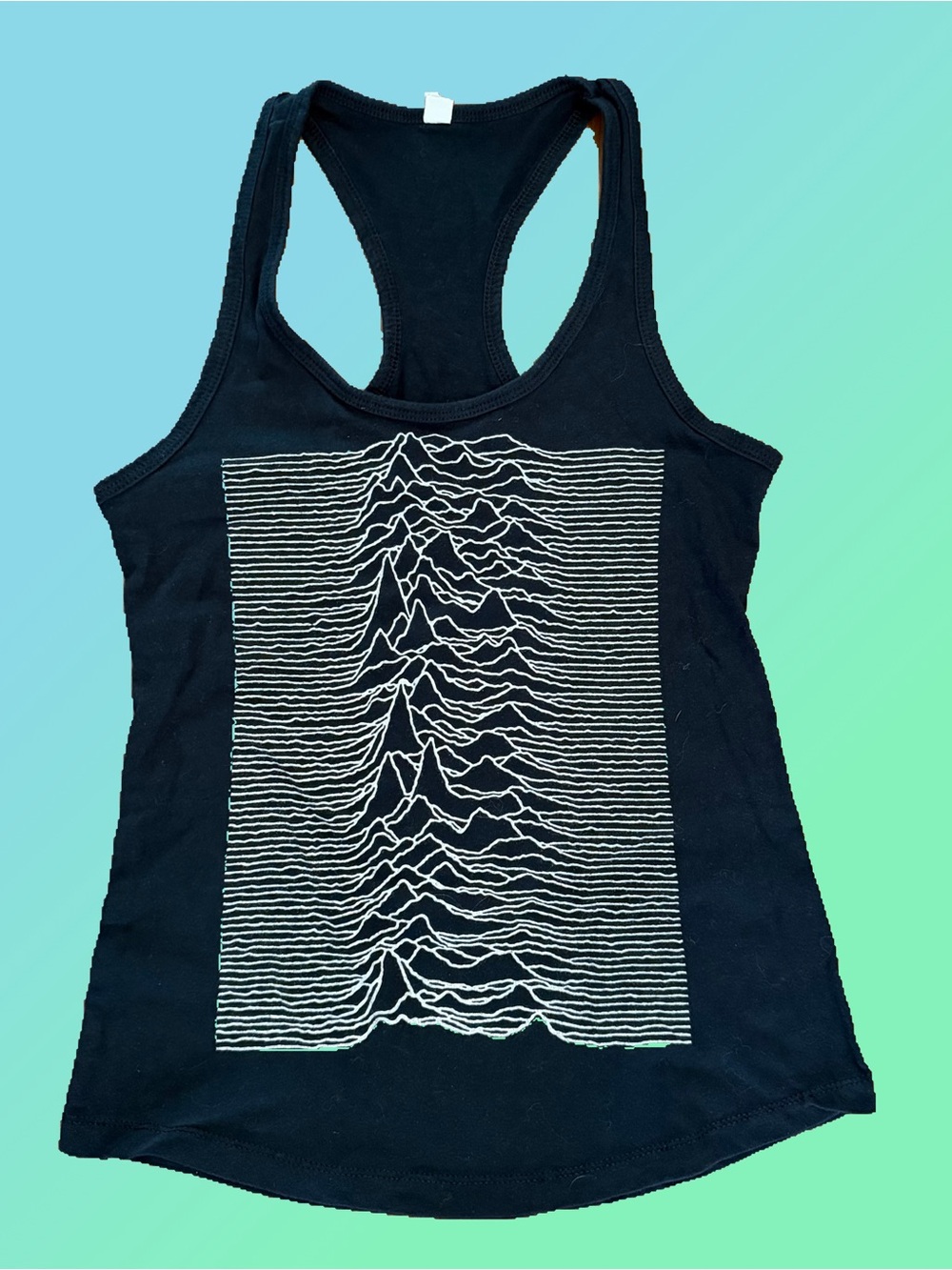Black Women's Racerback Joy Division Tank Top